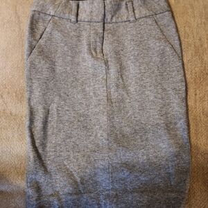 LOFT Classic Gray Pencil Skirt